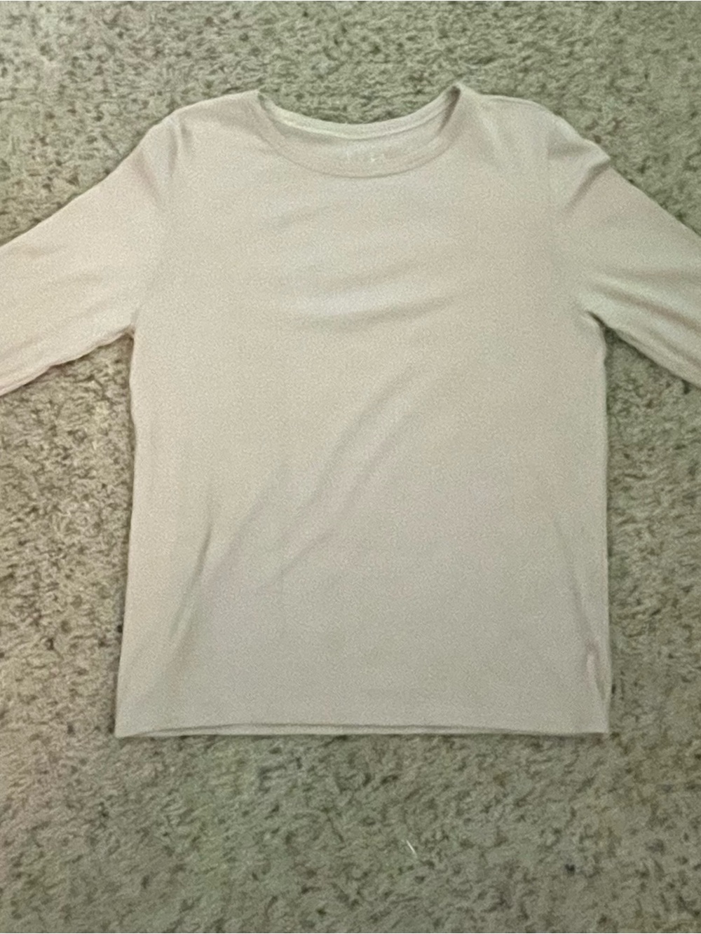Nicole Miller Nude Pink Long Sleeve Tee